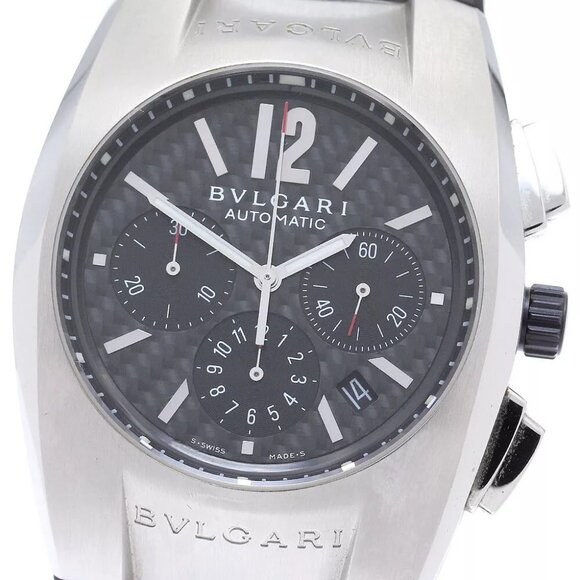 BVLGARI Elgon EG40SCH Chronograph black Dial Automatic Men\'s Watch_878276 main image 11